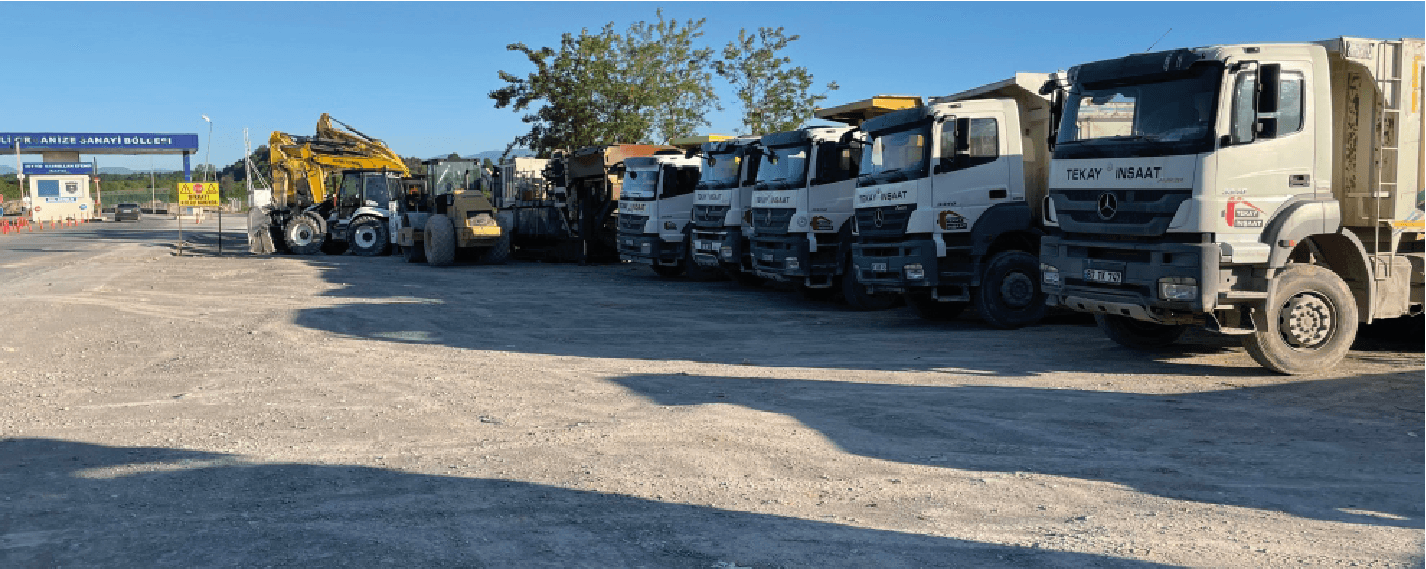 Tekay İnşaat araç ve makina parkuru 2